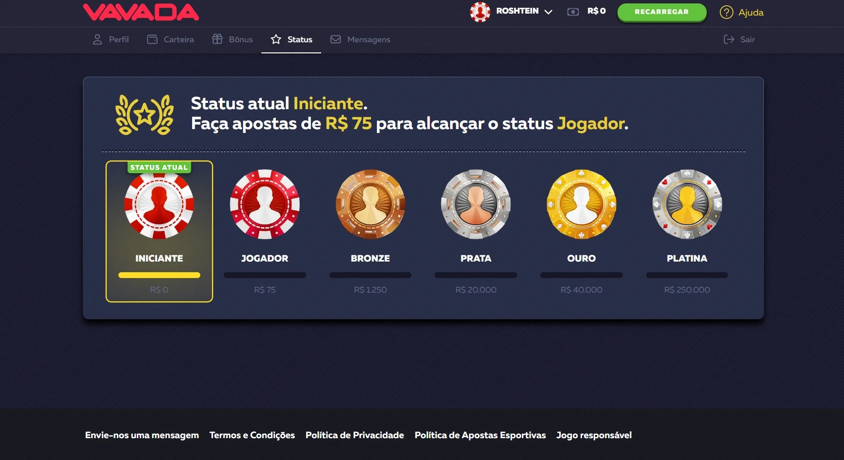 Bonus Vavada Cassino