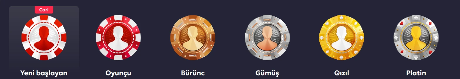 Vavada casino VIP status səviyyələri