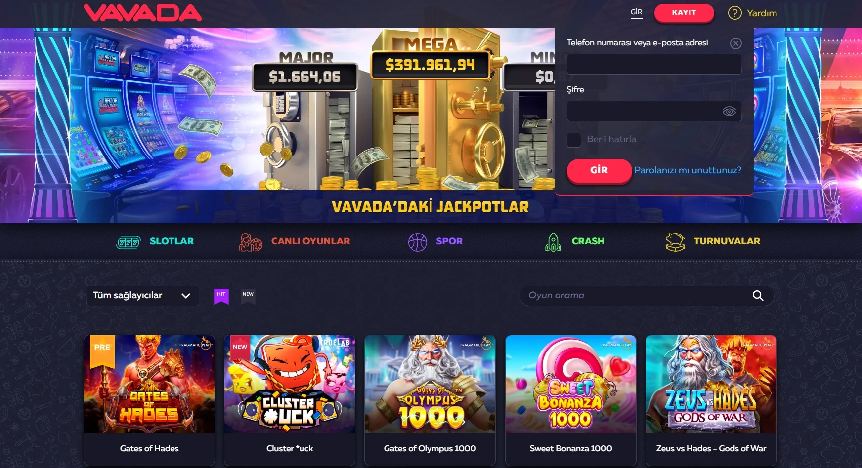 Vavada gir