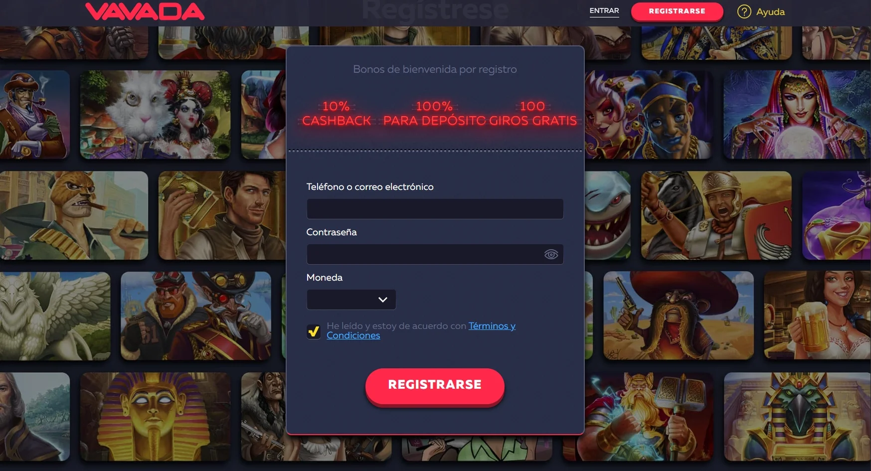 Registro de Vavada
