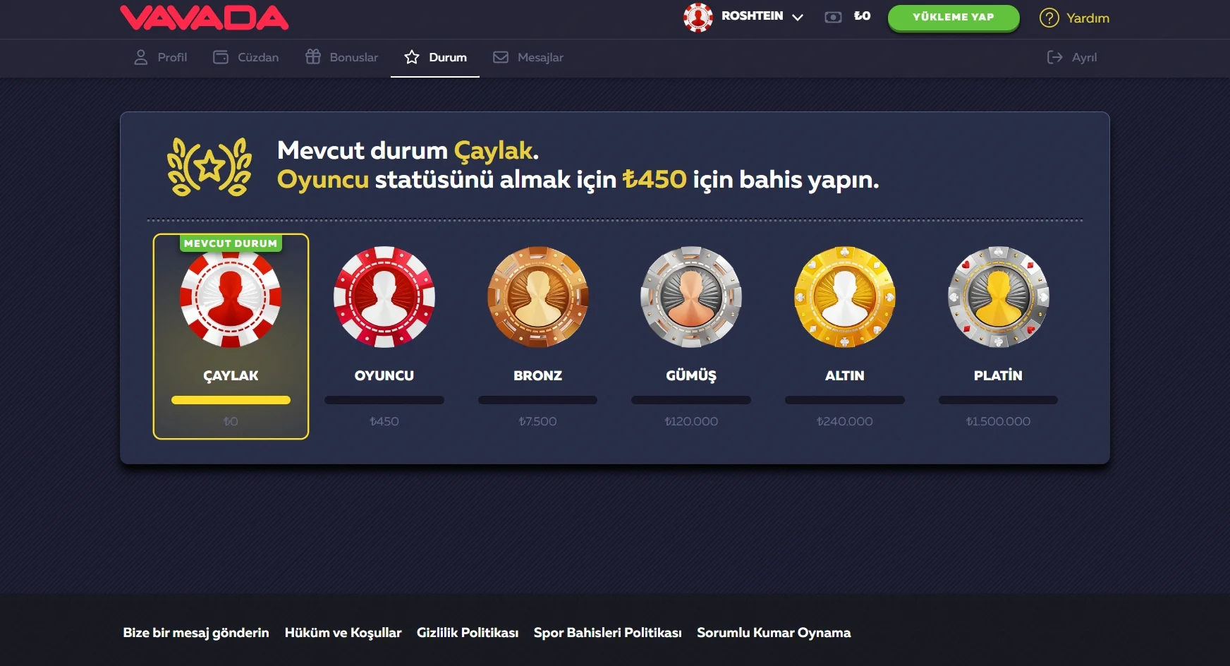 Vavada casino oynayın